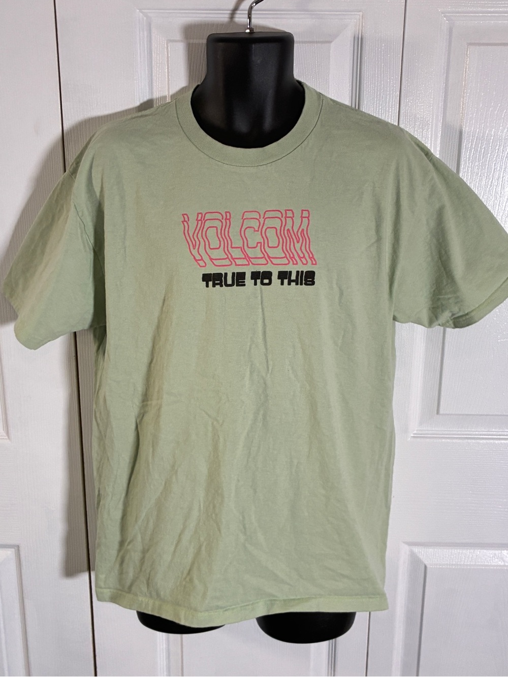 Volcom True To This Graphic Tee | Mint Green | Size Large